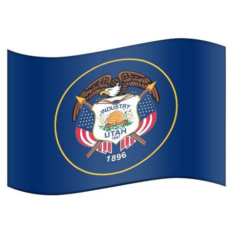 🏴󠁵󠁳󠁵󠁴󠁿 Flag for Utah (US-UT) on Emojipedia Sample Images 11.1