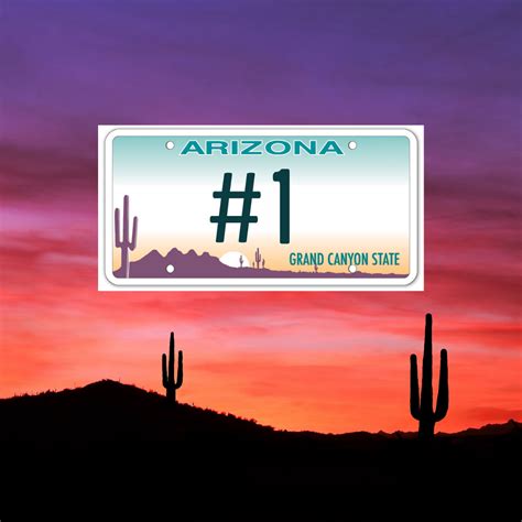 Arizona’s license plate takes the top spot in national survey ...