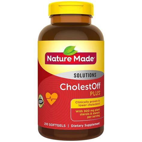 Nature Made CholestOff Plus Softgels for Heart Health (210 ct.) - Sam's ...