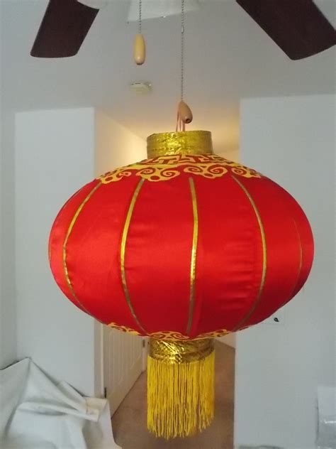 Silk Foldable Traditional Chinese Lantern Lunar New Year 15.7inches