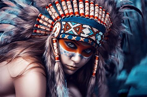 HD wallpaper: Native American, native american indian male illustration ...