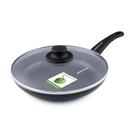 GreenLife 11" Ceramic Fry Pan With Lid