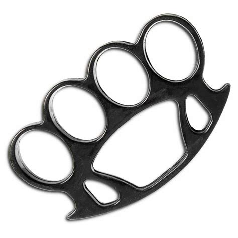 Black Plastic Knuckle Duster - Nonmetal Black Knuckles - Lightweight ...