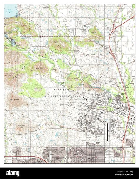 Fort Sill, Oklahoma, map 1991, 1:24000, United States of America by ...