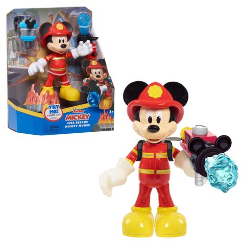 Buy Disney Junior Fire Rescue Mickey Mouse Articulated 6-inch Figure ...