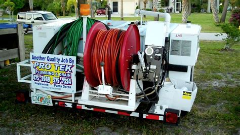 Hydro Jet Drain Cleaning - High Pressure Sewer Jetting