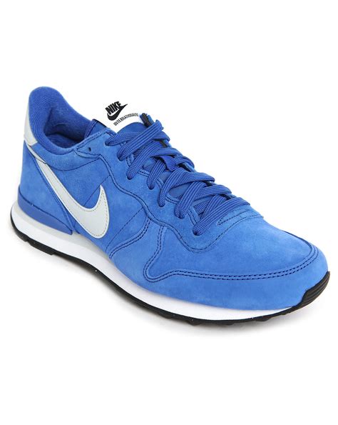 Nike Internationalist Blue Suede Sneakers in Blue for Men | Lyst