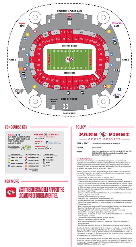 Chiefs Stadium Seating Map - Clemmy Cassandry