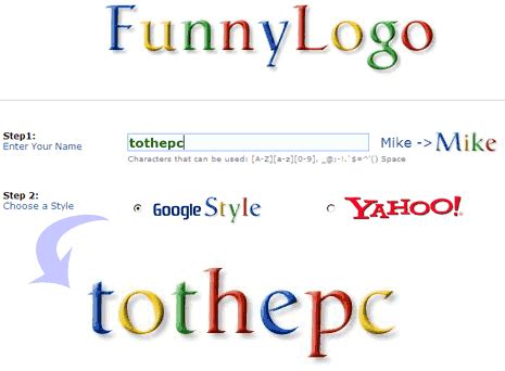 Create Google font style logo online