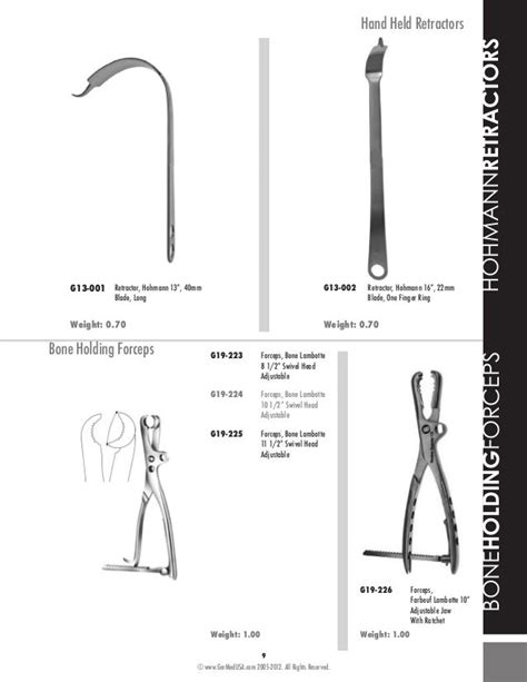 Veterinary Orthopedic Instruments catalog from GermedUsa.Com