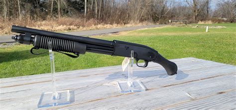 Mossberg 590 Shockwave Laser Saddle 12 Gauge Pump Action Shotgun 14.375 ...