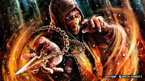 Scorpion's Fury - Mortal Kombat X HD Wallpaper