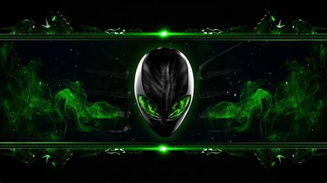 HD wallpaper: Alienware, green, computer, PC gaming, green color ...