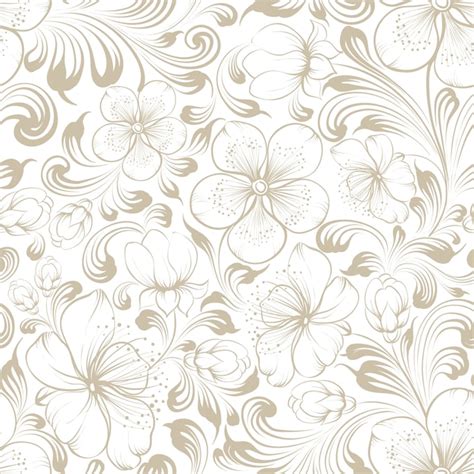 Free Vector | Floral seamless pattern.Blooming sakura on white background.