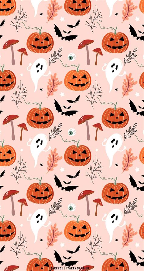 10 Cute Halloween Wallpaper Ideas for Phone & iPhone : Pumpkin Face ...