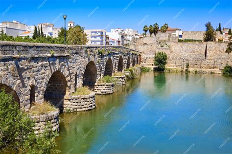 Premium Photo | Merida in spain entrance roman bridge