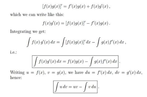 Lecture in Integration by Parts • PinoyBIX Engineering