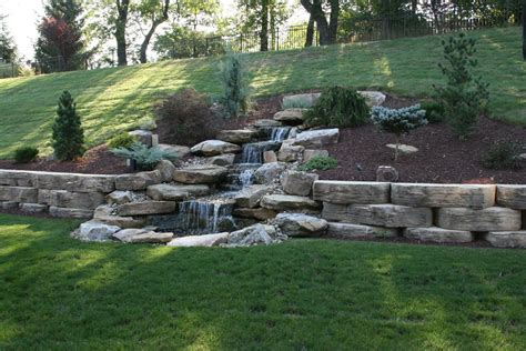 Pond Installation Waterfalls Pondless Waterfalls Waterscapes | Sloped ...