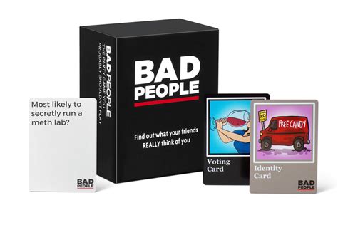 Bad People - The Party Game You Probably Shouldn't Play