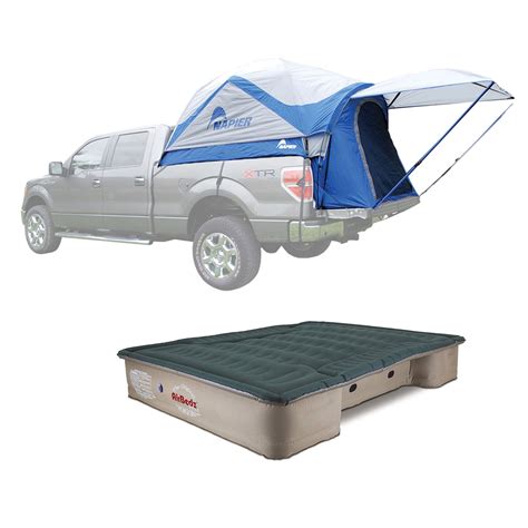 Napier Sportz 57 Series Long Truck Tent Full AirBedz Pro3 Truck Bed Air ...