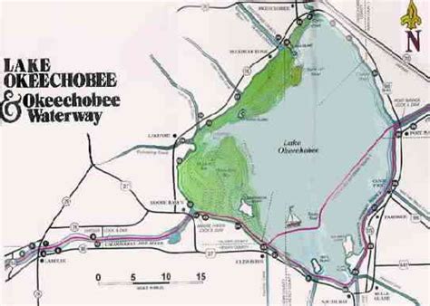 Lake Okeechobee Map