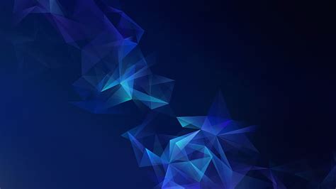 Blue Geometric Wallpaper