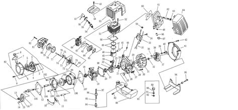 49cc engine Exploded View