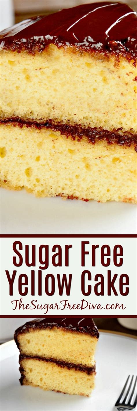 A Basic and Easy Sugar Free Yellow Cake Recipe