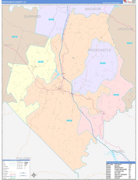 Rockcastle County Ky Map