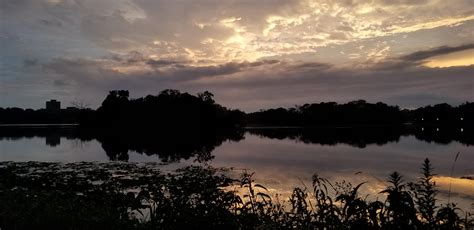 Lake Of the Isles Sunset, After The Storm: 7.12.2018. You can't see ...