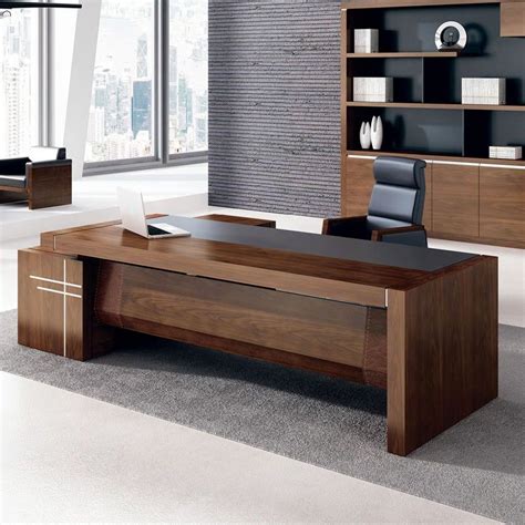 High gloss ceo office furniture luxury office table executive desk ...