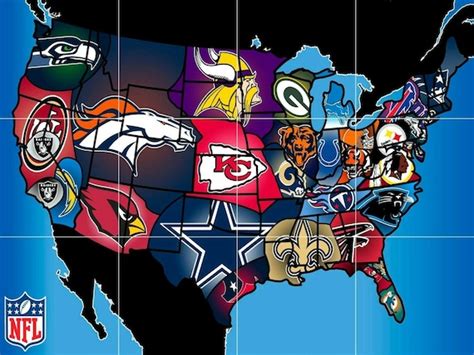 Nfl Teams Map