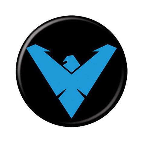 Nightwing Symbol Button