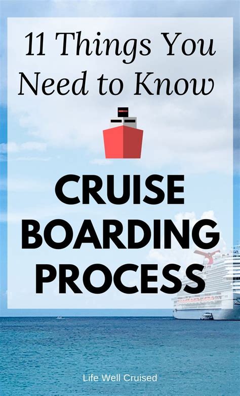 11 Cruise Boarding Tips You Need to Know | Cruise tips, Cruise, Cruise ...