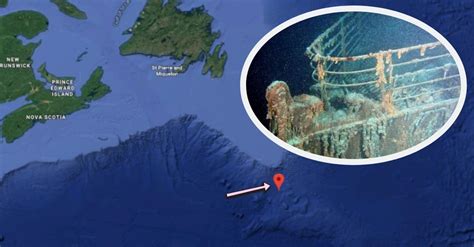 Google Maps Coordinates Detail Exactly Where The Titanic Sank In 1912