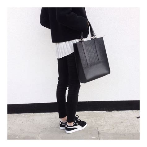 Wearing the Kelly Tote | Puma suede, Outfits with pumas, Suede outfit women