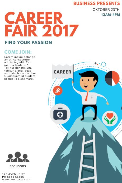 Career Fair Flyer template | PosterMyWall