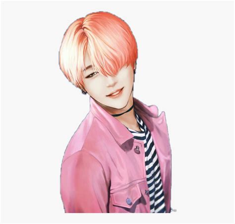 #parkjimin #jimin #pinkhair #fanart #cute #sweet #bts - Bts Jimin ...