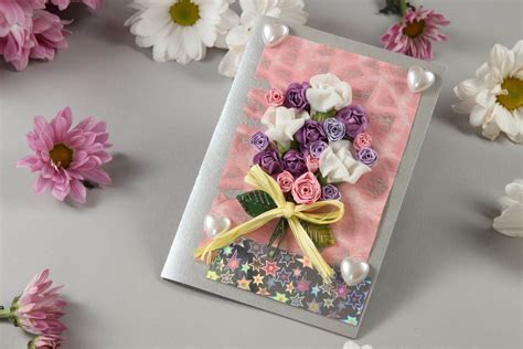 BUY Beautiful handmade greeting cards unusual post card quilling card ...