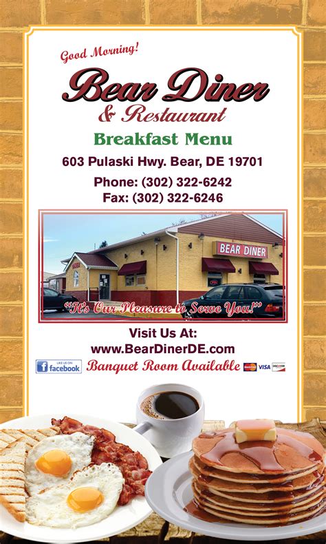 Our Menu | Bear Diner