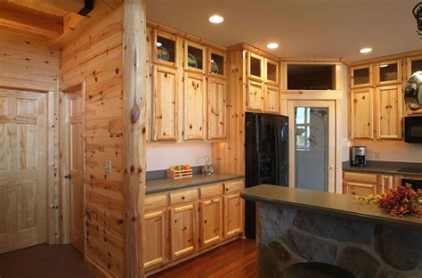 knotty pine kitchen cabinet doors - harlan-bosarge