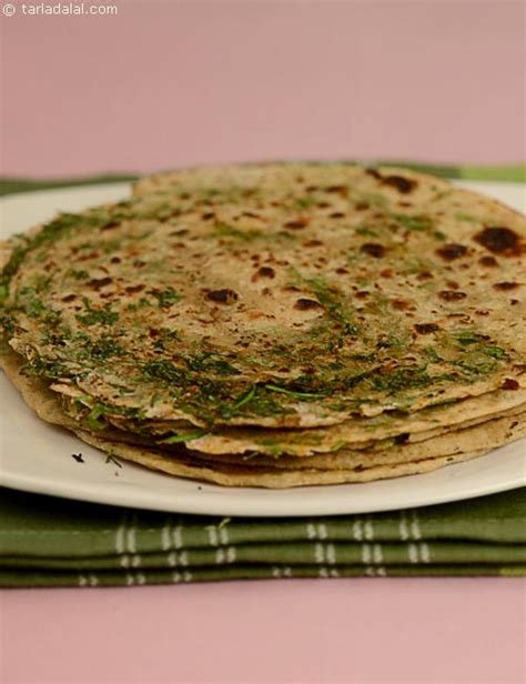 Calories of Lachha Soya Paratha | Tarladalal.com