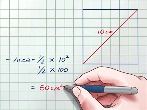 How to Find the Area of a Square Using the Length of its Diagonal