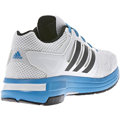 Adidas Mens Revenergy Boost Running Shoes - White/Solar Blue ...