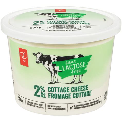 President's Choice Lactose Free Cottage Cheese (500 g) - Instacart