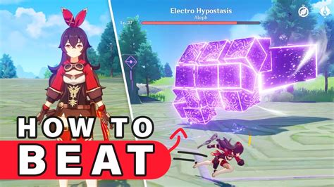 How to Beat Electro HYPOSTASIS World Boss | Guide Genshin Impact - YouTube