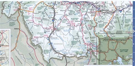 Western Montana Map Of Towns