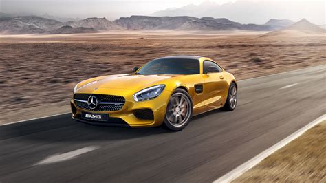 Yellow Mercedes Benz Amg GT 4k Wallpaper,HD Cars Wallpapers,4k ...