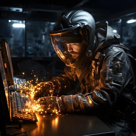 Premium AI Image | Professional Man Working on Laptop