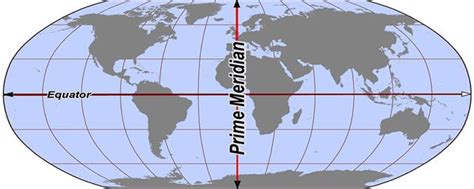 Prime Meridian Location On World Map - Time Zones Map